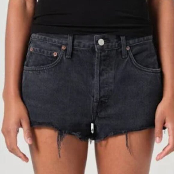 Agolde Pants - Agolde Cutoff Short Size 26 Black